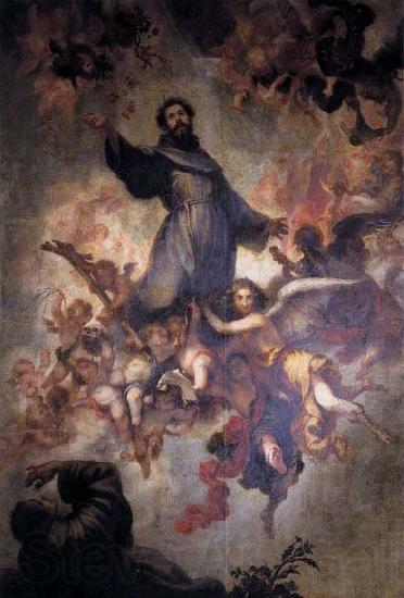 HERRERA, Francisco de, the Elder Stigmatisation of St Francis Germany oil painting art